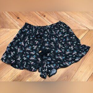 No Boundaries Black Floral boxers size 7-8